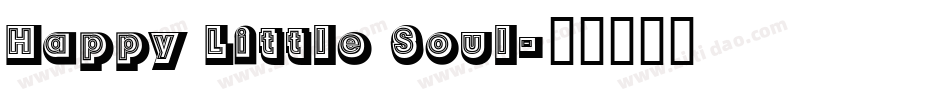 Happy Little Soul字体转换